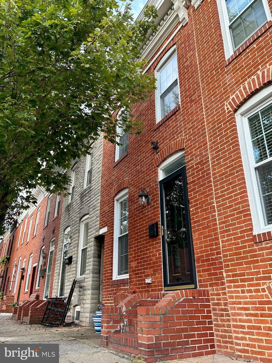 BACK TO MARKET PENDING RELEASE.    Call listing agent
Potential Buyers cold feet, your dream come true! 

Come and explore this exquisite residence located on an esteemed city block, merely one block away from Riverside Park! Revel in the convenience of a private off-street parking pad accessible from a spacious alley turn. Relax and savor the vistas from your generously-sized rooftop deck.   The roomy bedrooms in this home are the embodiment of urban living aspirations. You'll appreciate the presence of two full bathrooms on the bedroom levels, making it ideal for families and or friends. The finished basement offers additional versatile space. The kitchen is abundant in both space and natural light, featuring  like new appliances.  Throughout the home, the hardwood floors gleam, and the entire home was painted  a short time ago.  All significant systems, including the two-zone heating and air and a new roof, have been updated. The Hot Water heater is New.   Come relish the finest aspects of city living, at this great price!