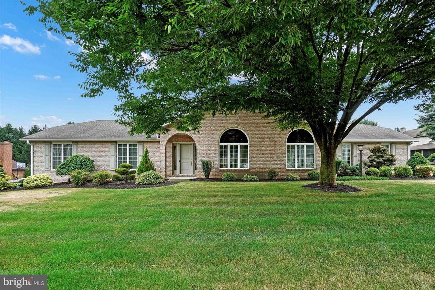 This beautiful, well-maintained three bedroom home features a spacious owner's suite. The lovely kitchen opens to a bright breakfast area with windows and opens to a family room with fireplace.  Upon entering home from the front door find an entranceway with hardwood floors opening to family room with fire place.

Has a large living room connecting seamlessly to the dining room.   Enjoy the enclosed porch with views of the beautifully landscaped yard.  The basement offers a large room that can be converted into another family/rec room with three additional rooms for storage, a work area and another versatile room.  There is also a finished half bath in the basement. 
All offers are due by Sunday, July 21st at 10 am.

The property includes a two-car garage and ample driveway parking.  Convenient  laundry room when entering from garage.   The home is conveniently located within 5 minutes of Route 30, providing easy access to York, Lancaster and shopping.

Buyer Agent to verify square footage.