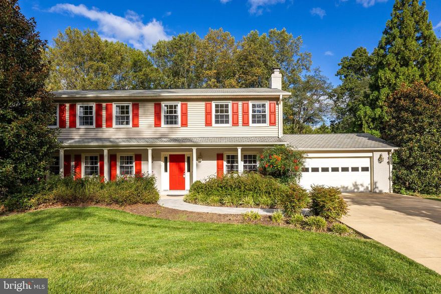 OPEN HOUSE THIS SATURDAY & SUNDAY!

Discover the charm and potential of this well-maintained Colonial, part of a trust and sold AS-IS. Despite its AS-IS status, this home boasts remarkable features and character. With excellent curb appeal, you'll find a spacious concrete driveway, a stamped walkway, and beautifully manicured landscaping.

The upper level features four bedrooms, including an expansive primary suite with a sitting room as well an office with built in bookcases. The main level showcases stunning hardwood floors, an additional bedroom, and a full bathroom with picturesque views of the backyard. This bedroom is ADA compatible, featuring a no-entry shower, extra-wide doors, and a ramp leading to a charming deck.

Additional highlights include a beautifully landscaped flat yard with an in-ground sprinkler system, a large two-car garage with extra storage, built-ins throughout, and a finished basement offering office space and a rec room/gym area. Enjoy the warmth of two wood-burning fireplaces, located in the main level living room and lower-level rec room.

This is a rare opportunity for a new buyer to transform this house into their forever home with some updates and cosmetic enhancements. Navy/Franklin/Oakton school pyramid!