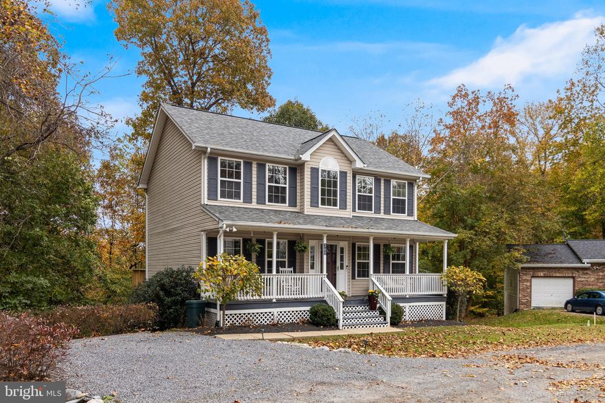 Located in the heart of Prince Frederick just off Main Street, this charming colonial is the perfect place to call home. From the welcoming front porch to the thoughtful upgrades throughout, this home checks all of your boxes! The main level features durable LVP flooring and a functional layout with a dedicated office and formal dining room right off the entry. The upgraded kitchen offers granite countertops, stainless steel appliances, and ample counter space, opening seamlessly to the spacious living room that is large enough for even your biggest sectional. Step out onto the back deck and enjoy peaceful wooded views, perfect for relaxing or entertaining. Upstairs, the expansive owner’s suite is exactly what you need, with a walk-in closet and an en suite bathroom featuring a stand-up shower and large soaking tub. The fully finished basement adds even more living space and opens to a second deck overlooking nature, creating the ideal spot to unwind. Major updates include a roof replacement around 2021 and an air purifier added to the HVAC system around 2021. Conveniently located near shopping, dining, and commuter routes, this home offers both comfort and convenience in a sought-after location.