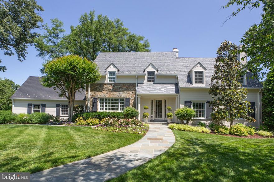 Once in a Blue Moon... a residence of this caliber becomes available.  Nestled in the heart of the iconic Kenwood community, 5325 Kenwood Ave commands attention on its .32 acre corner lot. Reimagined by the acclaimed DCA Landscape Architects, the grounds have been transformed into a tranquil oasis with curated vistas, secluded gathering spaces, and elegant areas for both quiet reflection and vibrant entertaining. 
Inside, the renowned team at BOWA and Mariam Dillon of Barnes Vance Architect executed a comprehensive renovation/expansion across two levels, delivering an architectural masterpiece that marries thoughtful design with seamless flow. Every detail was considered, every element refined. 
At the heart of the home is a stunning gourmet kitchen with top of line appliances, a walk- in  pantry, a spacious island, and a designated area for daily dining. The kitchen opens to a vaulted ceiling family room, flooded with natural light and anchored by French doors that lead to a raised, walk out flagstone patio  w/ a lower grass terrace- creating the perfect indoor/outdoor experience. An elegant living room, formal dining room, powder room, two separate office spaces, 3 fireplaces and a laundry room complete this floor. On the upper level, you will find 4 bedrooms and 3 bathrooms. An expansive primary bedroom with a brand- new bathroom and closet, designed with luxury and functionality. in mind. Additionally, the upper level includes an ensuite bedroom, along with a hall bathroom that serves the  2 remaining bedrooms. 
The lower level offers a full bath,  a flexible space that can be repurposed as a bedroom or remain a recreation area, and a generous storage room . 
This is not just a home: it's a rare offering of timeless sophistication and modern livability - a true Kenwood gem.