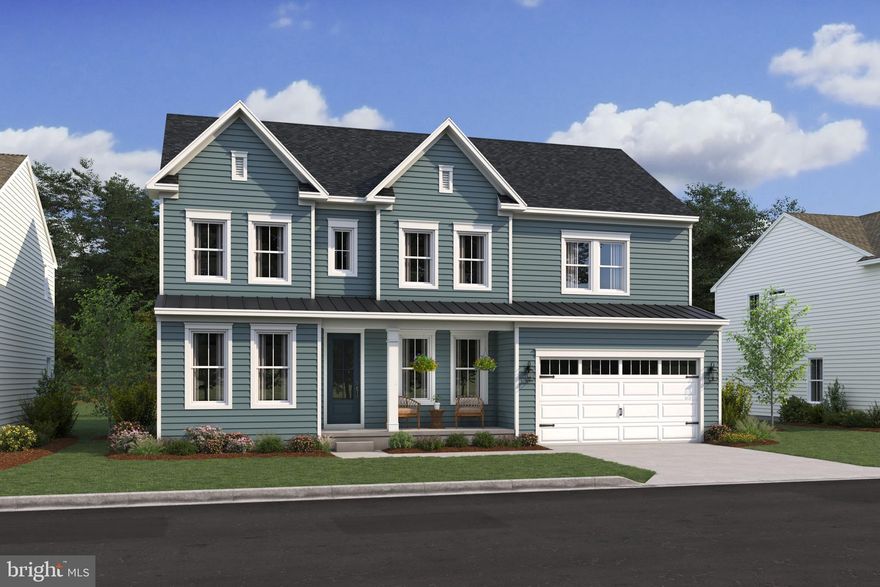 NOW SELLING - FABULOUS NEW FLOORPLAN --MOVE IN THIS FALL**** The MALMO features an open floorplan with a main floor Primary bedroom and full bath suite  with seated shower and double vanity; plus a sizeable great room with fireplace, dining area off the kitchen, a  formal dining room, home office and a large covered porch.  Upper level features  3 additional bedrooms -- each with walk-in closet; Bedroom #4 has ensuite bath; plus a Loft with overlook.   Our design team has selected a carefully curated Farmhouse-style look for this new home.  Be sure to check out the extra documents attached to the listing to see these trendy selections. Make this home your own!
Hazel Run Glen is a beautiful single family community of new homes for sale in Fredericksburg, VA offering 109 homes on 1/4 acre homesites. Embrace the serenity of this quiet wooded location while enjoying easy access to major shopping, dining, and commuter routes.  PHOTOS/RENDERINGS REPRESENTATIVE ONLY - MAY SHOW OPTIONS, UPGRADES OR DECORATOR ENHANCEMENTS.  Prices and terms subject to change.  Lot premiums may apply.  BY APPOINTMENT ONLY