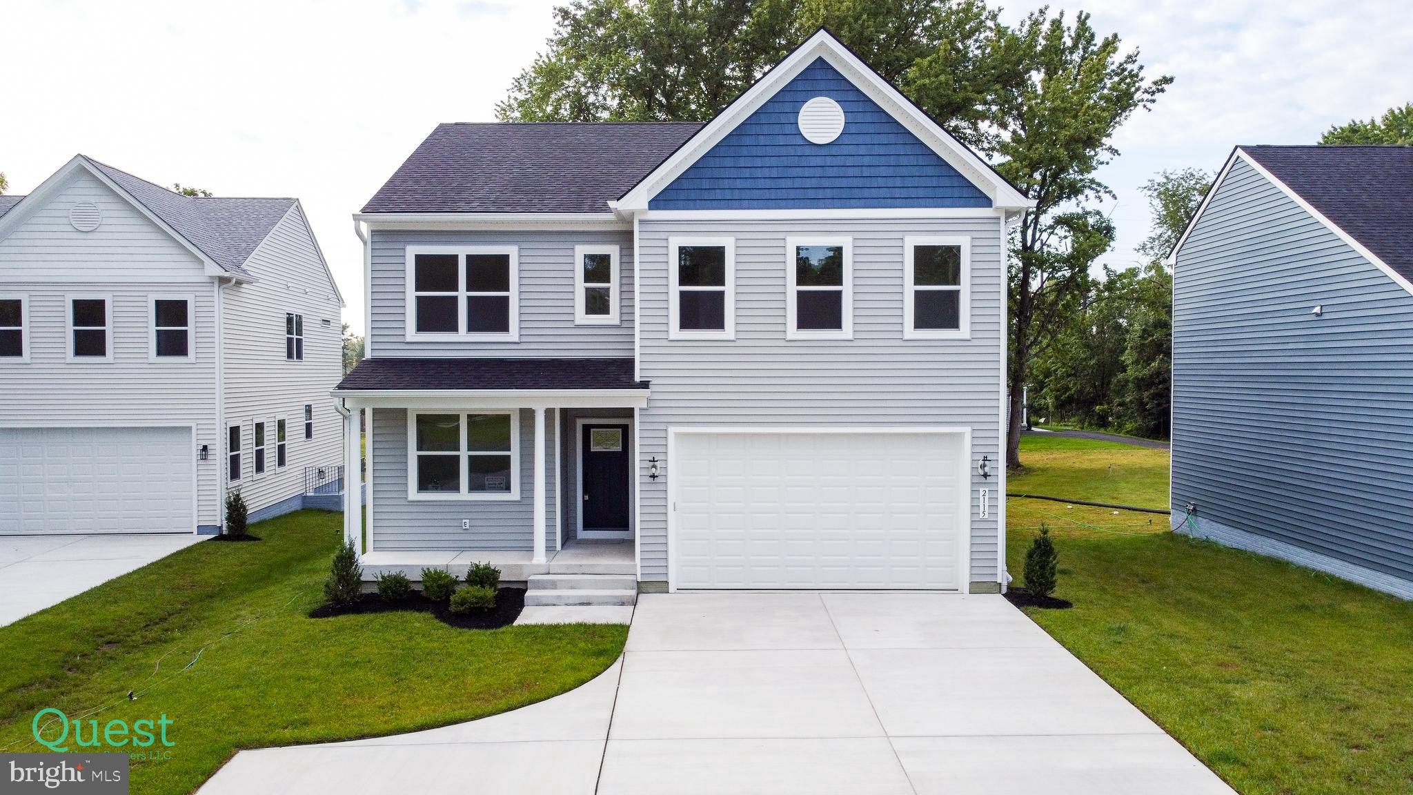Welcome to your new construction, with a 10-year warranty. Hardwood throughout the first floor leads you to the kitchen with easy-close cabinets, beautiful white quartz, stainless steel appliances and more. Walk up the airy staircase to the second floor hall, which contains a big laundry room and 4 bedrooms. The owner's suite is at the end of the hall with lots of lighting. Enjoy your oversized owner's closets with natural light. Also off the owner's room is the full bath featuring double vanities and a hand-placed tile shower with dual shower heads. Back down to the basement is a large unfinished space. With 8' walls, there is plenty of potential for future added living area. Schedule your showing!