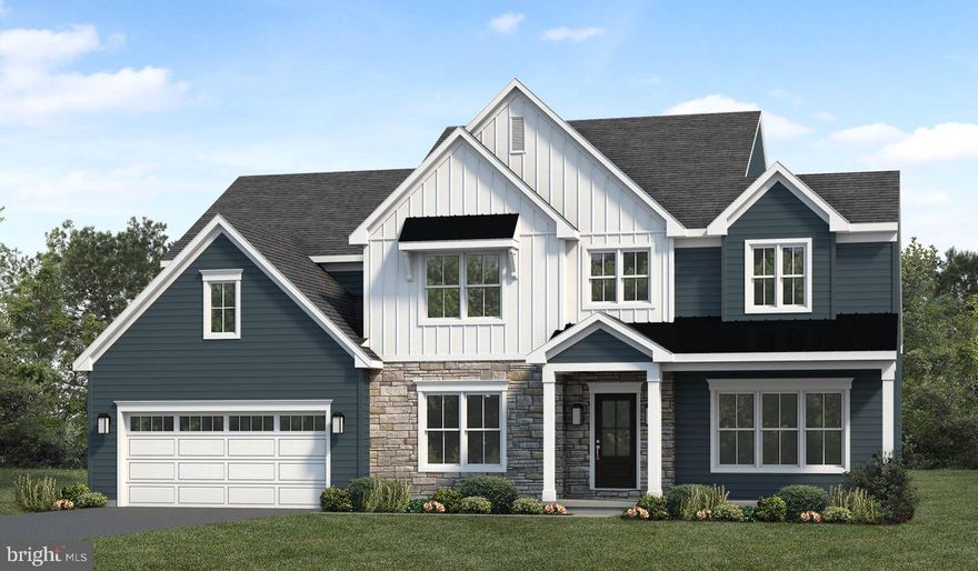 To be built Brookfield B model by Landmark Homes. Grand entry and convenient staircase accessing both foyer and kitchen. Sweeping kitchen design allows you to cook and admire the fireplace at the same time. Off of the kitchen is a mud room, powder room and spacious closet. Dining room and living room to the front of the home. First floor office/study off of the great room. *This listing is a representation of what can be built in this community.* *Price includes base lot cost and base home price only*