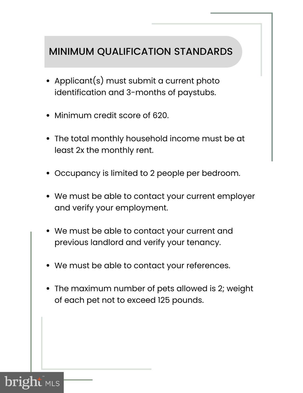 NONE AVAILABLE - Residential Lease