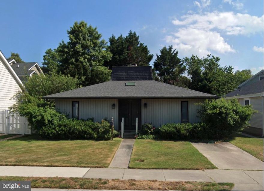 Opportunity awaits... build you dream home on this rarely offered oversized building lot just over 3 blocks
to the beach and boardwalk. Plenty of room to construct and customized your beach oasis with a pool,
patio, and private back yard! Currently there is a 3 bedroom, 2 bath home situated on the property. Home
is being sold as-is and property is being sold for lot value.