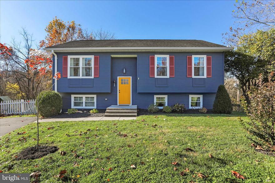 What a house!!! So much space inside this updated split foyer-big living room, Recessed lighting and fairly new appliances. Large eat in kitchen with breakfast bar. Kitchen with sliding glass door to huge two tier deck. Bright kitchen with new countertops, and lots of natural light, 4 spacious bedrooms and 3 full baths. Enjoy the beautiful and private view from the deck along with large fenced in back yard which backs to trees. Finished lower level, w/ lots of upgrades,  Lower level offers 4th BR and Rec Rm.  New heat pump in 2013, new luxury vinyl floors upstairs.  Recessed lighting and fresh paint inside and outside.  Nice patio under deck