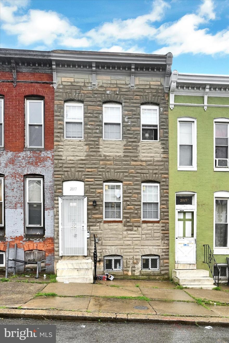 Looking for an income-producing property with a long-term tenant? Check out this charming 2-bedroom, 2.5-bathroom rowhome- 2017 E Hoffman St! The property is currently tenant-occupied with a lease in place until February 2024, generating $1,100 in monthly rental income. The main level features a spacious living room, dining area, and a fully equipped kitchen, making it a great space for entertaining or relaxing. Upstairs, you'll find the primary bedroom with an en-suite bathroom, as well as a second bedroom and additional bathroom. The finished basement offers additional living space and storage, perfect for a home office, gym, or recreation room. Outside, the backyard patio provides a great spot for grilling, gardening, or enjoying the fresh air. Other highlights of this property include laminate floors, central air conditioning, and a laundry area. The location is close to public transportation, shops, restaurants, and parks, making it a convenient and desirable place to call home or invest in. Don't miss this opportunity to own a well-maintained and income-producing property in a growing area!