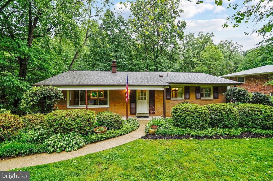 FOR RENT FULLY FURNISHED & WIFI INCLUDED AVAILABLE 7/1! Stylishly renovated brick rambler style home situated on large 1/3 acre lot in community-minded, quiet Sleepy Hollow Woods neighborhood! You will love the private and secluded backyard, backing to a protected 17 acre Fairfax County green-space. This home has it ALL with 4 Bedrooms + Den/Office, 3 Full Baths, Large Gourmet Kitchen & Huge Open Family Room. Thoughtfully designed open-concept main floor kitchen/dining room/living room boasting warm-toned solid oak floors, stacked stone peninsula gas fireplace with two solid cherry box mantles and solid slab limestone hearth! The kitchen has solid cherry semi-custom cabinets, stacked stone backsplash, expansive quartz countertops, gas cooktop with pot filler, double oven and large butcher block island. The dining room has built-in wine bar with granite top and ample wine storage! Freshly refinished hardwood floors throughout main level and new carpet in lower level featuring a recreation room, bedroom and office/den. Bright 300 square ft laundry room with new washer and dryer and closet, built in ironing station and ample storage completes the package! New A/C and Furnace! New windows and doors throughout (except for the classic front ‘Dutch Door’!)! Beautifully crafted custom finished carpentry in common areas and most rooms. Recessed lighting & ceiling fans! New roof installed November 2020! New 200amp electrical panel with power and cable lines underground. Walking distance to 2 community pools and beautiful 148-acre Mason District Park (Farmers Market, playgrounds, walking/jogging trails, athletic fields, tennis and dog park). Ideal location - inside the beltway; close to 395, 495 and 66 with easy access to Mosaic District and Tysons Corner, 8 miles to the Pentagon, Amazon HQ2, and Washington, D.C. Nearby Fairfax County Schools include brand new Mason Crest Elementary and Congressional Private School. Pets considered on case by case basis. No Smoking. Hurry - this one is a gem!