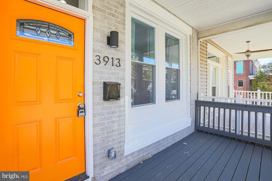 Fully renovated semi-detached townhome in an up & coming community of Northwest Baltimore. Too many extras too list, but your buyers will fall in love with this home. Also comes with a 1 year home  warranty!
