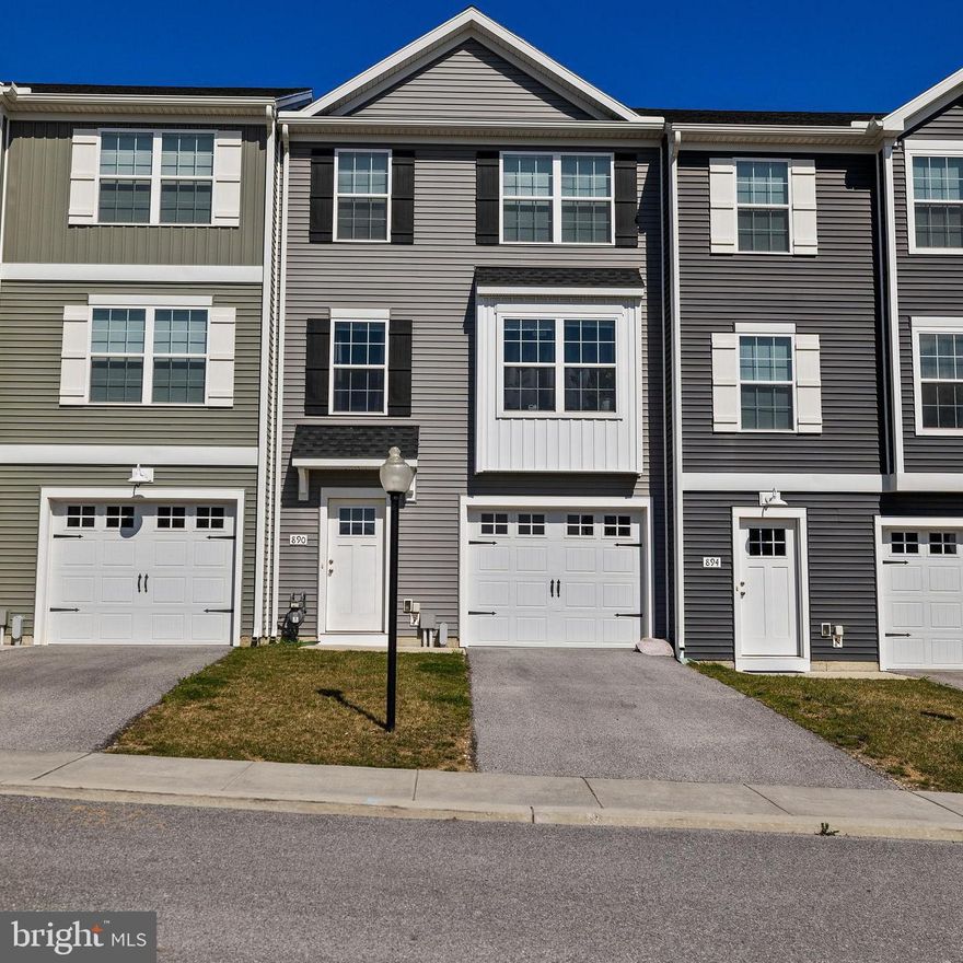 **SPECIAL: $135 off a month for the interior units that move in by 4/30**
Welcome to your new home at Lexington, located in picturesque Hanover PA . This luxury townhome community is conveniently located to major commuter routes, tons of shopping, restaurants, entertainment, and more. This townhome offers 3 bed, 2.5 baths, a 1 car garage, and a deck to sit out and enjoy your scenic views. End and middle of the group homes are currently available. Call today to schedule your private showing and secure your lease now!