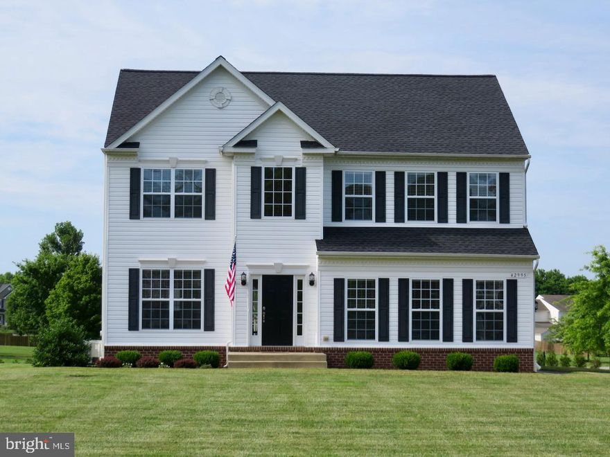 A like new home located in Leonardtown. A single family home, over 2200 sf. features 4 bedrooms and 2.5 bathrooms. Open concept. walk into a open foyer that leads to a dining room off to the left, continue down the foyer to the kitchen on the left with black appl, granite C/T's, with center island for more cooking space, In the center is a eat in kitchen table the leads to a very open back yard with a deck for grilling or family gatherings. To the right is a large living room with a fireplace for those cool evenings, all this on an easy open floor plan. Go upstairs where you will find 4 bedrooms, a spacious master bedroom with his/her closets, the master bathroom offer dual vanities, with an oversized soaking tub and water closet. The basement area is unfinish for storage or entertainment area. A 2 car garage with extra parking outside , all this on .80 large and level lot. Easy access to NAS Patuxent River and Webster Field. Owner to pay for HOA, yard care and trash removal. Washer and Dryer included. Pets on a case by case basis.  Call Perry Hayden for application at 301-904-4484