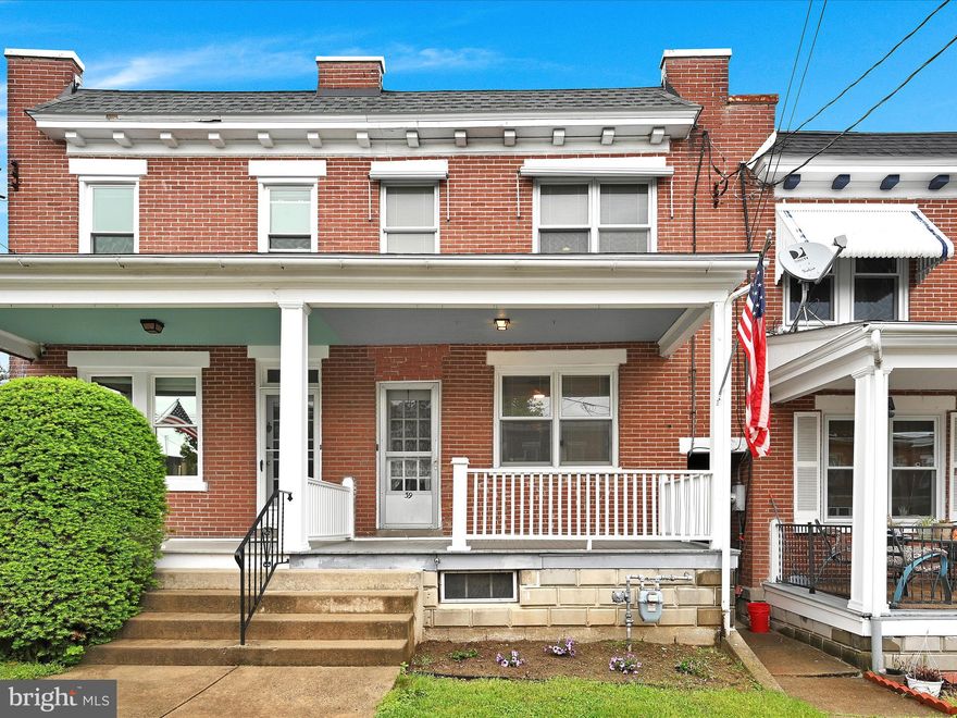 Charming Brick City Home – Great Location! Discover this delightful brick home, perfectly situated within walking distance to everyday essentials: groceries, an elementary school, Lancaster County Park, the gym, and even the movies! Step inside to bright and cheerful living spaces, highlighted by hardwood floors and wide wood trim moldings. The main level features a spacious living room, a formal dining room perfect for family meals, and a super-cute galley kitchen that’s both efficient and inviting. Upstairs, you'll find three comfortable bedrooms and an updated bathroom. The main bedroom opens up to a balcony, perfect for enjoying your morning coffee or winding down with evening relaxation. The clean, dry basement offers functional space for a workshop, extra storage, and even a second shower. Outside, enjoy a generous fenced yard, a patio for outdoor lounging, and a large storage shed. Plus, there’s off-street parking for added convenience. New natural gas heating (2020) and a radon mitigation system (2025), ensuring comfort and peace of mind. Don’t miss your chance to call this charming city home your own!