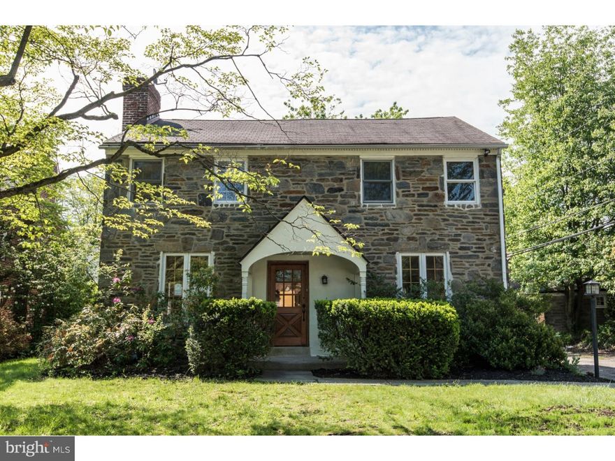 Enter this lovely stone colonial home on one of the most desired blocks in Penn Wynne. This home has been fully remodeled, including beautiful hardwood floors and wood window frames that add charm and carry throughout. An open dining room flows into the bright kitchen with all brand new updates and appliances. The peninsula bar offers a perfect place for gathering. The large living room with brick fireplace shows off easy entertaining space and comfortable daily living. An additional den filled with sunlight looks over the private yard. A back deck provides the perfect space for barbecues and socializing or quiet reading. The second level offers 3 bedrooms with plenty of closet space and 2 full bathrooms with new tiling, fixtures, and vanities, including the master with walk-in closet and en suite with a Jacuzzi tub. The finished basement includes entertaining space, laundry, and an optional office/bedroom. Another brand new full bathroom completes this level. Egress to backyard. This home is not to be missed! Walking distance to Lower Merion award winning schools, parks, shops, amenities, and houses of worship. Easy commute to Center City.