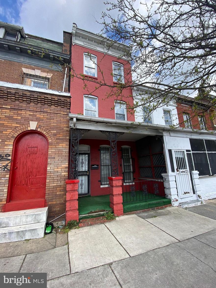 Perfect home for an investor looking to add to rental portfolio or first time buyer! This spacious home includes 4 large bedrooms, 1 full bath, large kitchen, separate living and dining rooms, rear fenced yard that could be converted to parking pad, and basement perfect for storage. Located across the street from Clifton Park, this home provides easy access to schools, public transportation, and downtown. Sold AS-IS