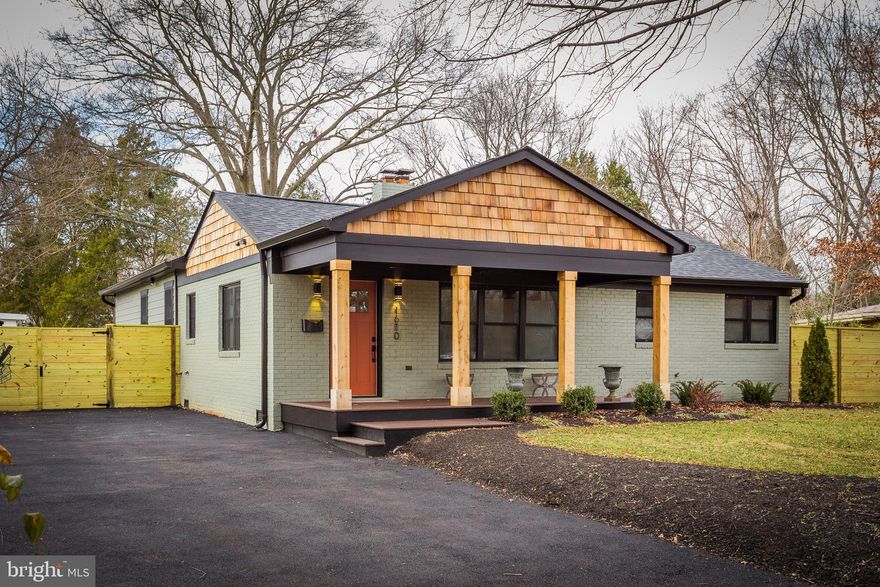 AVAILABLE FOR SHORT/FLEXIBLE TERM or LONG TERM LEASE. Not pictured yet, 2 private out buildings, approx. 250 sqft each built in 2021 and 2023. One is a home gym with heated floors, HVAC, electricity and built in bluetooth speaker system, with a separate storage area being used as a motorcycle garage. The other is a used as a home office with HVAC, electricity and a half bath. Also not pictured is a large storage shed for extra storage and a covered area of the driveway for bike storage, The main home is all one level, open floor plan concept, with 4 bedrooms and 2.5 baths. The home and all systems were completely remodeled and expanded in 2018. This is a great opportunity if you are curious about living here and not ready to commit to a long term lease. Hollin Hall Village is a wonderful community, walking distance to the shopping center and local park. Agent is 50% owner of this home.