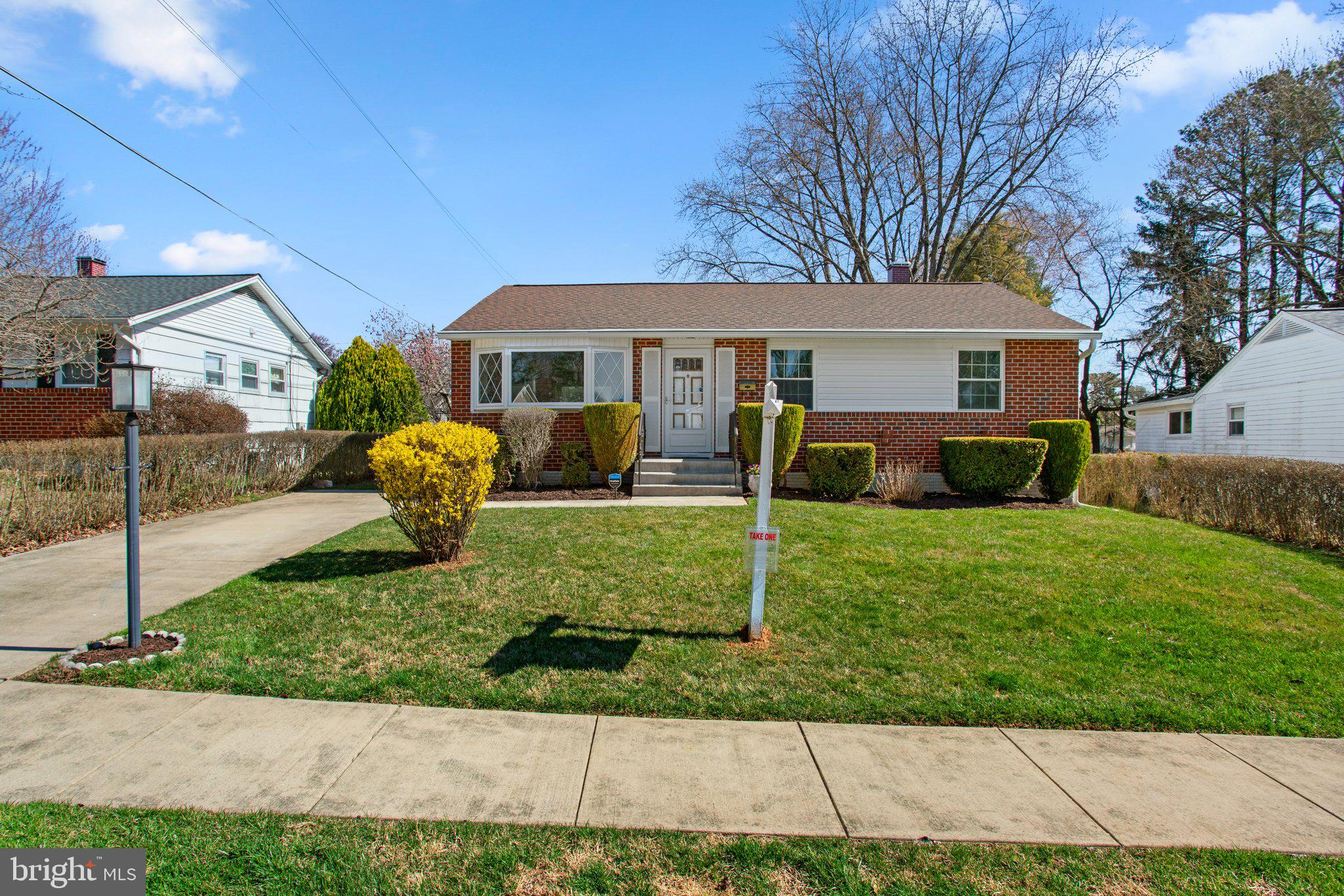 Welcome to this beautifully maintained brick front rancher situated on a level, fully fenced quarter-acre lot. Step inside to find new flooring and fresh paint on the main level, featuring 3 bedrooms and 1 full bath and 2 half baths. The spacious, light-filled glass sunroom addition is perfect for relaxing or entertaining!
You'll love the updated kitchen appliances, complete with a charming bay window that brings in plenty of natural light. The cozy living room also features a bay window, adding to the bright and open feel.
The fully finished lower level includes a bar area, laundry, plenty of storage, and an additional half bath. Plus, enjoy easy outdoor access with a walkout basement. Additional updates include a newer roof, HVAC system, and basement waterproofing for peace of mind. This home is owned by the origingal owner who took metiuclous care of the home.
This home offers comfort, space, and modern updates—don’t miss your opportunity to make it yours!