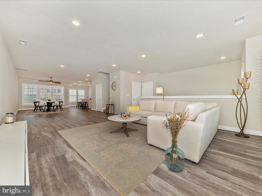 Welcome to this one-of-a-kind, top-level condo-townhome in the highly sought-after Century Row community! Built in 2020 by Pulte Homes- The Saratoga Model was thoughtfully designed with simplicity and style in mind. Enter through the front door or garage and step onto luxury flooring that flows seamlessly up to the main level. The open-concept main floor offers the perfect layout for entertaining, featuring a spacious living area with grand windows that invite in abundant natural light. This leads into a generous dining space, a balcony, a sleek kitchen, and a versatile breakfast nook—ideal as a cozy sunroom or bonus seating area.The kitchen is equipped with stainless steel appliances and an expansive countertop that doubles as an additional dining or prep area. Upstairs, you’ll find three well-appointed bedrooms, each enhanced with high-quality, custom window treatments for added style and privacy bonus flex study/loft space and owner s suite with stand-up shower and large walk-in closet. Included with your new home is a finished one-car garage and a private driveway. The community offers beautiful parks and walking paths—perfect for peaceful evening strolls or weekend walks. All just minutes from I-270 for easy commuting! 
**Condo fee includes all exterior maintenance and repairs + water!