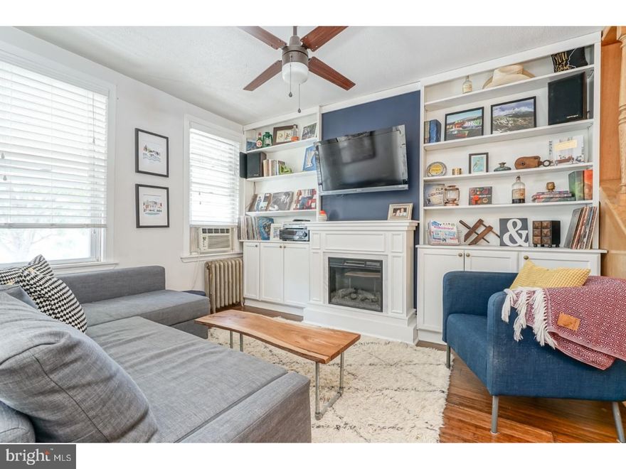 You asked for location and you've got it! Presenting a lovely rowhome situated in the desirable Graduate Hospital district. Enter a light and airy living space made for quality time and gatherings. A quaint living room is highlighted by the natural light that floods through the adorning windows. Straight thru the formal dining room space leads you toward the open kitchen. Maintained and updated throughout its ownership, the kitchen area boasts a beautiful island paired with complimenting shiny countertops and cabinetry. The back door allows access to your backyard oasis. Summer and fall nights equal nights of entertaining and fun! Upstairs enjoy a personal sized bedroom equipped with enough closet space and wiggle room to stretch out and enjoy your privacy.  New carpet throughout has been laid throughout this entire landing. Enter the master bedroom through bi-fold style doors showcasing a large space with dual closet space for his and hers. The full hall bath has been polished and preserved ? adding to the character and charm that echoes throughout the home. LOCATION, LOCATION, LOCATION! You're right in the middle of the action of everything Center City, Philadelphia! We welcome your visit.