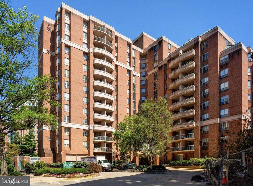 Welcome to The Christopher, a wonderful condominium building perfectly situated in the heart of downtown Bethesda. This cozy one bedroom, one bathroom condominium features an in-unit washer and dryer, Nest thermostat and a separately deeded garage parking space which is rare find in this prime location! The main entryway offers a hall closet and opens to the kitchen which showcases granite countertops and bar seating. This efficient kitchen is fully equipped with a four burner gas-range stove, oven, microwave, dishwasher and a double door cabinet to host any smaller items. The open living area offers natural light through the enlarged windows wrapped in shutters. A modern light fixture brightens up the room and is fully equipped to mount a TV while tucking away the cords. Behind the french doors is the bedroom that offers great light through the oversized window, a washer/dryer and en suite bathroom. The bathroom hosts a shower/tub, tiled floors and a storage cabinet on the side wall. The fitness center, locker rooms, outdoor pool and party room are just some of the fabulous amenities that can be found in this building. Just steps away from the Bethesda Metro, endless restaurants, shopping, local grocery stores, Bethesda Library and Bethesda Elementary school, this building could not be more ideally located! With all this unit has to offer in such a desirable location, it surely will not last. Do not miss this fabulous opportunity!