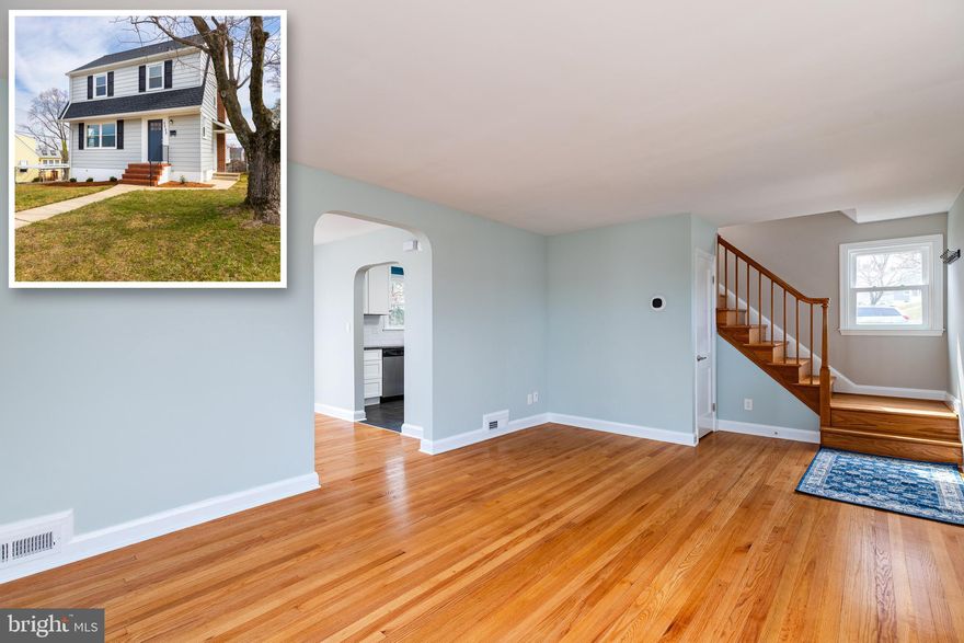 ​Tastefully updated, turn key home on quiet street in Arbour Manor...conveniently located near major highways and the MARC train! Spacious living and dining rooms lead you to a fully updated kitchen; featuring granite countertops, stainless steel appliances, spacious pantry, and ceramic tile flooring. New sliding door off the dining room leads you to a brand new maintenance free deck with great views of the flat backyard. Upstairs offers 3 sizable bedrooms and an updated bathroom with a linen closet. Gleaming hardwood floors throughout, freshly painted, amazing natural light--you don't want to miss this! Newer HVAC unit, windows, siding and roof. Storage shed and curb cut for driveway potential. The basement leaves room for many possibilities-- great for storage, gym, or even a play area. Features access to the backyard and a half bath! No stone was left unturned, this won't last long! Offer deadline Monday at 6 PM