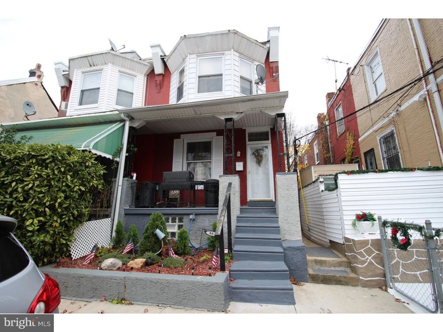 This home becomes available for an early February move in.  This home is conveniently located just one bock from the Queen Lane train station, and is on the border of the Germantown and East falls neighborhoods. Quick commute to Center city and 30th St station.  Enter into the living room which organically flows into the dining room. Laminate hardwood flooring throughout this floor. The galley style Kitchen then leads to the back patio. The basement is unfinished and has laundry for tenants convenience.   The 2nd floor has three bedrooms and a fully tiled bathroom.