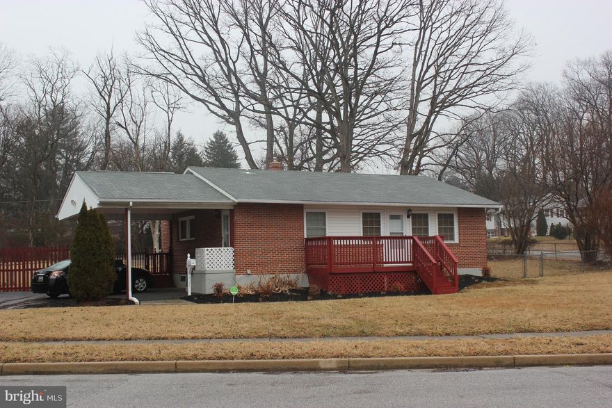 Beautifully renovated from top-to-bottom 4brm 2ba rancher, conveniently situation on a large corner lot. Featuring brand new kitchen with SS appliances and granite counter top. Gleaming HW floors throughout the main level. Fully finished basement w/ full bath and a bedroom, washer and dryer. Large deck overlooking a flat back yard.  Storage shed. MUST SEE!