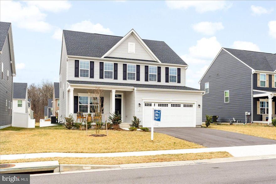 Please continue to show! Sellers are accepting backup Offers! Welcome to modern living at its finest! This beautifully built single-family home, constructed in 2022, offers a perfect blend of contemporary style and functional design. Step into an inviting open floor plan setting the stage for a warm and stylish atmosphere.

The home boasts three spacious bedrooms plus a versatile fourth bedroom that has been thoughtfully converted into a loft—ideal for a home office, media room, or extra guest space. With 2.5 pristine bathrooms and a partially finished basement complete with a bathroom rough-in, this residence provides ample room to grow and customize to your lifestyle.

The chef-inspired kitchen is a true highlight, equipped with sleek stainless steel appliances, elegant granite countertops, and plenty of counter space for meal preparation and entertaining.

Updates: Upgraded from carpet to LVP on the first floor, initially only the kitchen/dining was LVP, Basement bathroom rough in, Wall oven in addition to upgraded gas appliances, Study/Office on main floor with addition of French doors, Open loft on second floor, Modern lighting package and black fixtures throughout, LED recessed lighting throughout, New carpet installed Jan 2025 (stairs, loft, upstairs hallway). New Washer and dryer WILL be included (not in photos). 

Situated within a 10-minute drive to top-rated schools, grocery stores, major commuter routes, and a variety of entertainment options, this home delivers both convenience and comfort. Why wait for new construction when you can enjoy modern amenities and a prime location today?

Don't miss the opportunity to make this exceptional property your new home!