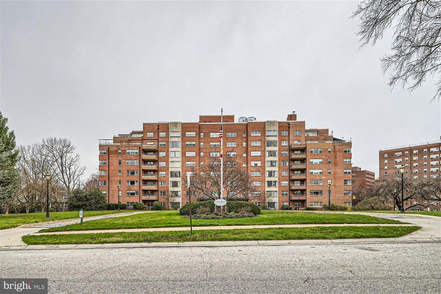 This blend of Old World charm with modern amenities, coupled with the picturesque view of the park, creates a captivating living space. A total renovation of two old world condos turned into one open modern space consisting of two bedrooms, two new full baths and a powder room provides comfort and functionality.  The inclusion of a washer and dryer in the unit adds convenience. The wet  bar area and spacious, sun-filled rooms are perfect for entertaining.  Plenty of space for an in-home office, a family room and large living room and a formal dining area all provide a remarkable living area. The two deeded parking spaces and storage locker add practicality to city living. Closets galore!!!  This is an irresistible opportunity for anyone seeking a unique and luxurious urban dwelling.  Walk to JHU, Sherwood Gardens, The Rotunda and all the restaurants in Charles Village.  Hop on the Hopkins shuttle  or use public transportation.  It's all steps from your front door.  Condo fees  include an assessment and will all be verified prior to contract.