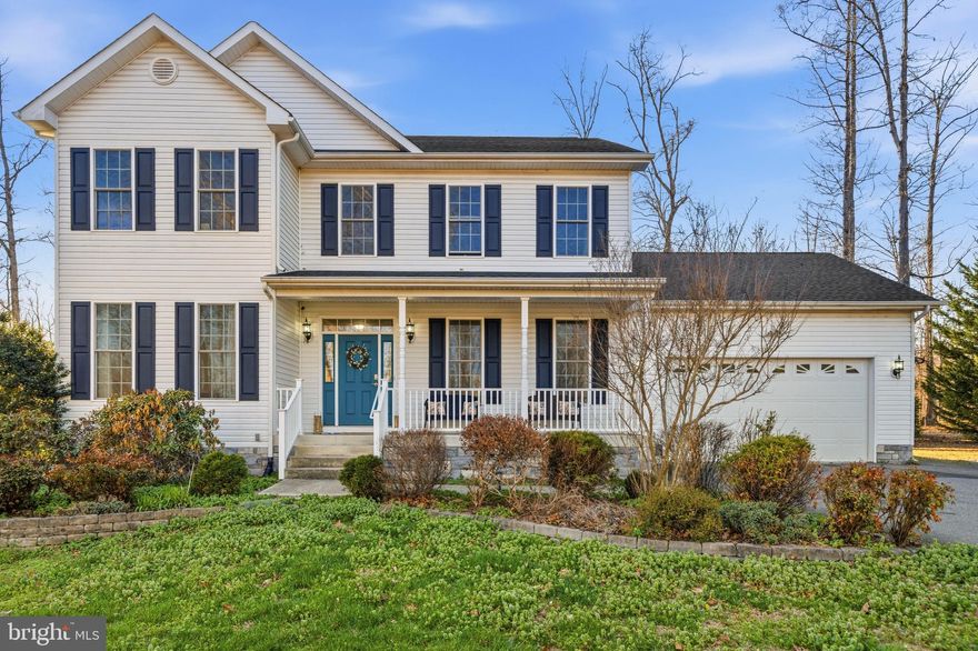 Spacious 5-bedroom, 4-bath traditional colonial on 3 private acres with no HOA. With over 3,600 square feet of living space, this property offers room to spread out both inside and out. Recently refreshed with interior painting on the main floor and ready for the next owner to personalize finishing touches. Greet your visitors from the welcoming front porch and then usher them in. Once inside you will appreciate the high ceilings as you move through the main level. A dining room suitable for family gatherings and a living room with crown molding greet you at the front. Continue into the kitchen and great room where you will spend time gathering. Newer appliances, granite countertops and a walk in pantry serve the space well. Upper level holds a primary suite with a soaking tub and separate shower as well as 2 walk-in closets - no fighting over closet space. Two of the 3 secondary bedrooms have walk-in closets. The finished walk out basement holds another legal bedroom and full bathroom. The gem is the expansive grounds that offer something truly special: a private orchard with a variety of plantings including apple, peach, and plum trees, blackberry, blueberry, and raspberry bushes, and several types of specialty trees. It is a beautiful sight when everything is in bloom. In the middle of the backyard oasis is an above ground pool with a wraparound deck built around it. Enjoy the property's sight lines from the massive covered back porch. You will spend countless hours enjoying the peace and serenity of your outdoor sanctuary. Visit 10206 Talley Rd and find the place you were meant to call home.