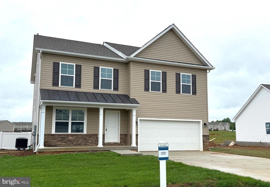 Our Newest Model, The Logan, is nearing completion.  With over 2200 finished sqft of living space, this home offers plenty of open space for everyone.  Features include open floor plan with large family room, Kitchen with granite countertops, large island, pantry, and stainless steel appliances, a generous 20 ft primary bedroom with walk in closet and full bath with tile shower and bench seat.  There are 3 additional bedrooms on the upper level, a second full bath, and full sized laundry room.  The full unfinished basement offers additional storage and future living space.  Home comes with full front porch, rear deck, fully fenced yard and 2 car garage with auto opener.  $10,000 close assistance with use of preferred lenders.