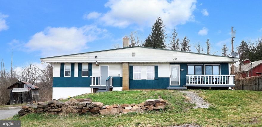 $2,000 Buyer's Credit.  Affordable Home on Sinking Creek with Short Term Rental Potential – 4 Bedrooms, Efficient Mini Splits, and Almost 2 Acres of Outdoor Space! This charming and affordable home on Sinking Creek offers the perfect blend of comfort and nature. With 4 cozy bedrooms and modern mini-split HVAC systems for efficient climate control, this property is a great option for those looking for space without the hefty price tag. Situated on nearly 2 acres of land, this home hits all the high notes. The big highlights are the expansive backyard and creek access! Imagine summer nights next to the creek while enjoying a campfire! There is plenty of room to roam, and places for outdoor activities. Inside the home, you will have plenty of day-to-day space in the large eat-in kitchen and living room. There are 4 bedrooms and 1.5 baths on the main level, so your family will have space to spread out! The lower level is heated and cooled with an efficient mini-split, and comes with a pool table! The location near State College/Beaver Stadium and the natural amenities makes this an intriguing short-term rental investment! 2447 General Potter Highway is a fantastic opportunity to own a home with ample space, both inside and out, at an affordable price. Don’t miss the chance to make this lovely property your own!