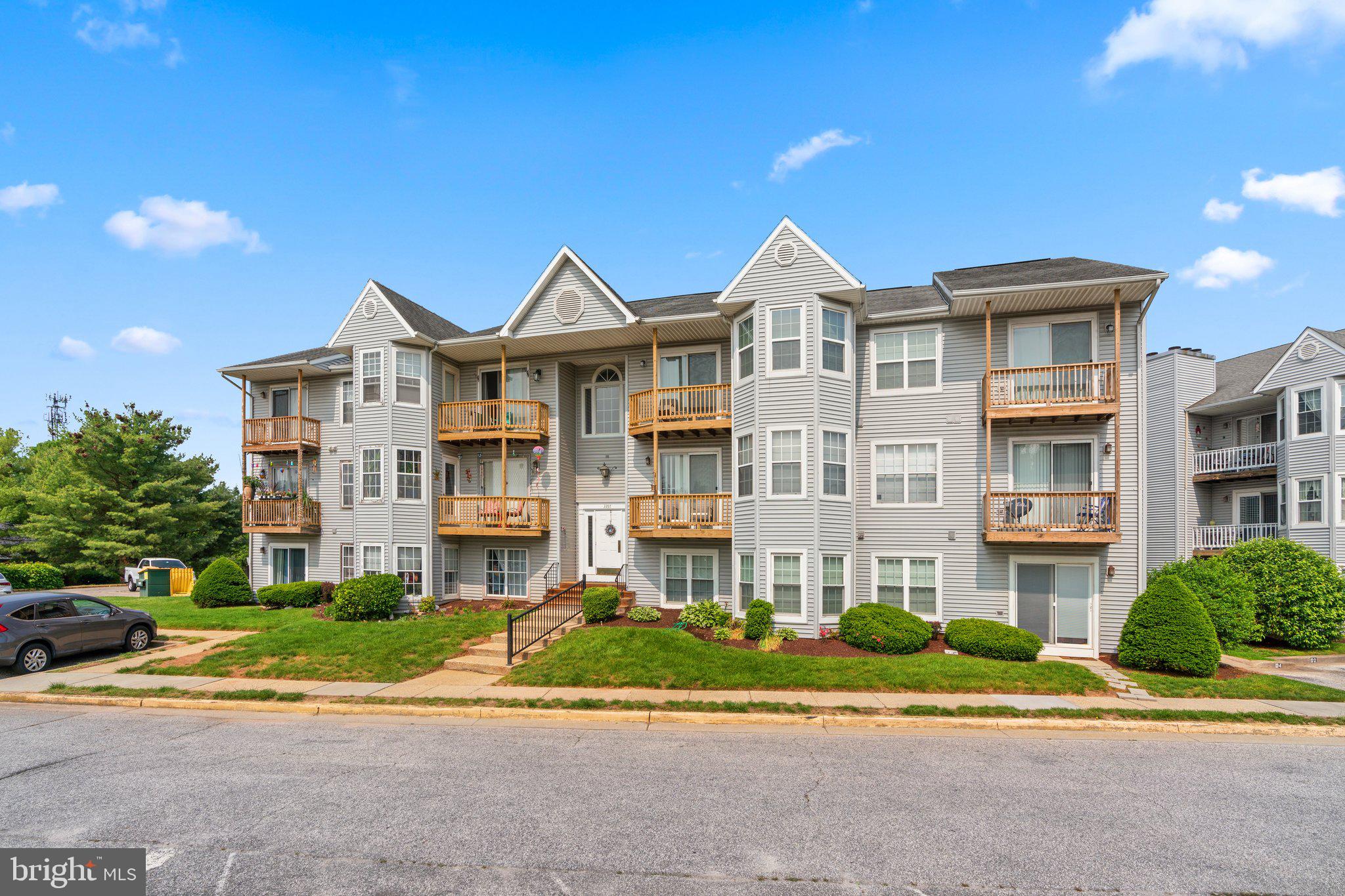 There is never a wrong time to buy the right home. Come see for yourself this lovely condo in the rarely available Chesterfield Garden condos. Move into this well-maintained home just in time to enjoy all of the great spring and summer activities this area has to offer, with plenty of nearby public access to the water and boat launches. This condo boasts tons of natural light and features a large open floor plan living/dining room , fireplace and private deck/ balcony. Spacious King-Sized Primary Bedroom, Walk-In Closet and ensuite Bath with updated fixtures. Large second bedroom, Sunny eat-in kitchen with breakfast nook features a pantry, refrigerator, dishwasher, stove and a stacked washer/dryer. Enjoy your morning coffee or evening cocktail on one of Two private outdoor Balconies. Tons of Amenities includes 2 community pools, basketball courts, tennis courts and a playground with its own community park. Great central location -- Close proximity to all Major Highways, Annapolis, DC, Baltimore, public parks and recreation facilities with beaches, entertainment, dining, shopping. This is truly a place to call home.