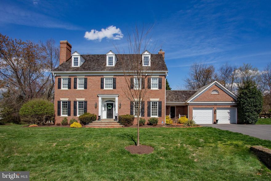 The Player's Gate  section of highly sought after Avenel offers the Stratton model home, built by Mitchell and Best, with over 5000 sq. ft. of living space on three levels. One of the best lots in the neighborhood with room for a pool in the rear and an enormous side yard!  All four sides brick, rear patio and tons of yard to expand if you so desire! The home was built with nine foot ceilings on the main floor.  The gourmet kitchen features a work island, granite countertops, stainless steel appliances, sub zero refrigerator,  bay window and a spacious, eat in area. Hardwood flooring, two gas fireplaces, a second level laundry room,  main floor library, large mudroom,  five bedrooms and four fulls bath up are just of few of the features of this gorgeous home! The lower level is freshly painted with a large recreation room, fifth bedroom, full bath, a workout room and large storage space.  Roof updated in 2019.  Whole house generator and recent updates to HVAC.  Avenel HOA gives the new owner access to the community pool and tennis courts!  Move in ready, fabulous home not to be missed!  Appointment Only.