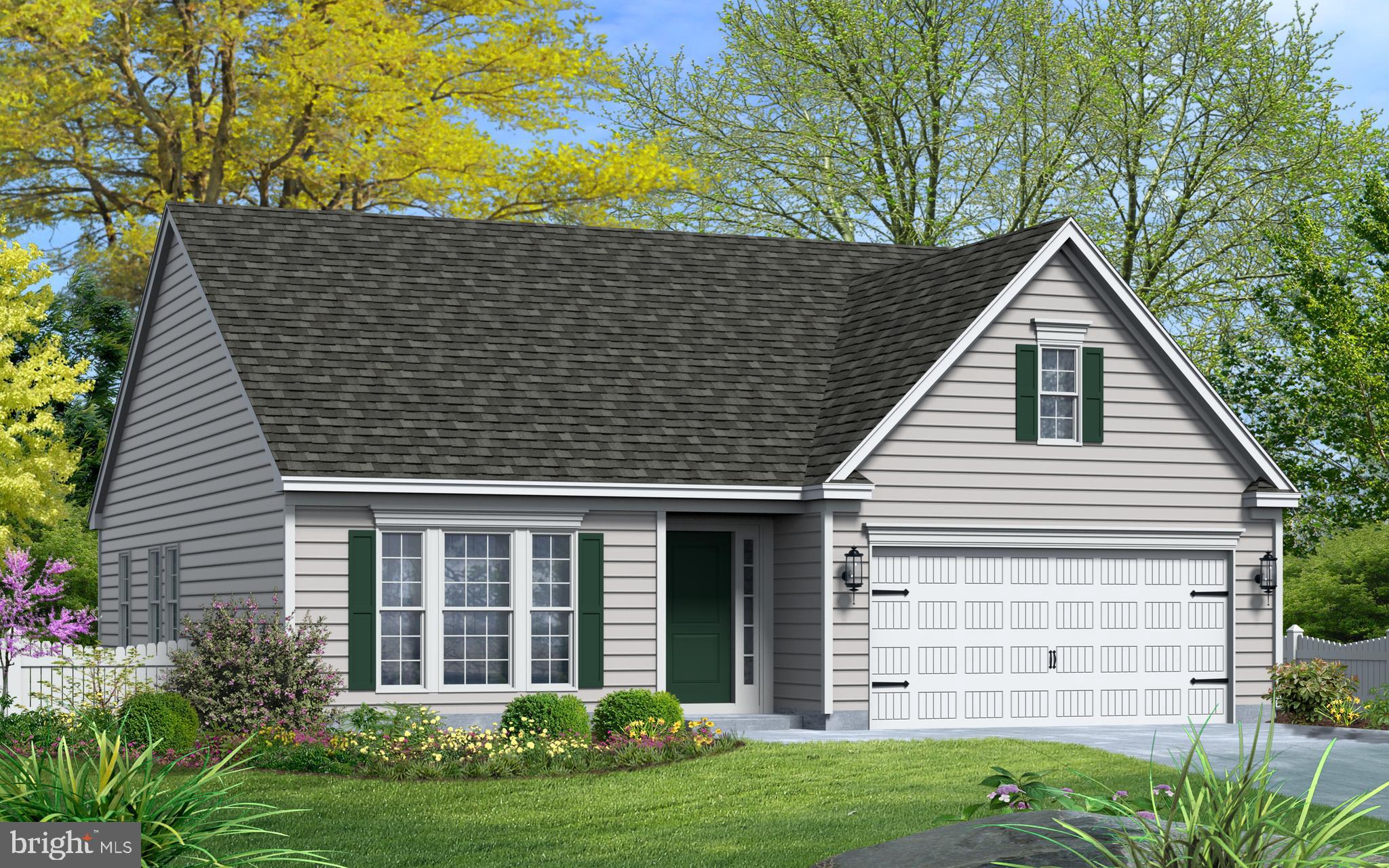 Welcome to Paradise Estates, a hidden gem community tucked away in the picturesque town of Greencastle, Pennsylvania that truly lives up to its name. If you're searching for a place to call home that's secluded and peaceful, yet fully equipped with modern amenities and beautiful homes—then you’ll undoubtedly find what you’re looking for in this community. Paradise Estates offers a wide range of single-family home plans that are sure to delight any homebuyer. With cozy ranch-style homes, spacious two-story layouts, and customizable features, you can find the home of your dreams that perfectly suits your needs and lifestyle. These homes feature up to 4 bedrooms and up to 4,027 square feet, accompanied by an array of desirable, forward-thinking features that will provide you with a safe, comfortable sanctuary for years to come. Not only does Paradise Estates offer stunning homes, but it also provides access to a variety of exciting amenities. Hop on the nearby Route 81 for easy commuting to Hagerstown, MD, and take a short drive to nearby shopping centers, where you can find everything from boutiques to big-box stores and everything in between. If you're a lover of outdoor recreation, you'll be happy to know that the community is located near several recreation parks and hiking trails—and, if you're a foodie, you'll be delighted by the numerous dining options available in the area. Don't miss out on the chance to experience the best of both worlds—a serene community that's conveniently located near all the amenities you need. Contact Gemcraft Homes today to learn more about Paradise Estates and to take the first step toward finding your dream home!
This impressive ranch house has 3 bedrooms, 2 baths and a 2-car garage. The spacious great room, kitchen and dining room complete the back of the house. The master bedroom includes shower/bath and a convenient walk-in closet.
