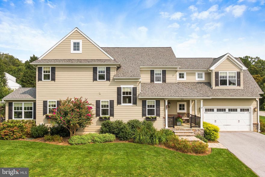 Just five years young, this Berwyn beauty strikes the perfect balance between modern, open-concept living and peaceful, private retreating. No expense was spared in its construction and upkeep, from the custom millwork, oversize windows and high-end light fixtures to the designer window shades, tasteful décor and professional landscaping. Perched on a corner lot facing a quiet, tree-lined loop, this immaculate home makes a memorable first impression with its charming exterior and breezy front porch. Enter through the soaring, two-story foyer, which leads to a spacious dining room. Just beyond you'll find a two-tone gourmet kitchen with white shaker cabinetry, granite countertops, a double wall oven, stainless steel farmhouse sink and large island with microwave drawer and counter seating for four. The beautiful kitchen opens to a sprawling family room with coffered ceilings and gas fireplace and a morning room (or could be dining area) with lovely views of the side yard. Nestled on the other end of the first floor is a sunlit office with French doors, a powder room and a mudroom leading to an attached two-car garage with a professional organization system. Like the first floor, the upstairs features hardwood floors throughout, along with a large, private primary bedroom suite with a cathedral tray ceiling, dual walk-in closets with organization systems and an ensuite bath boasting a soaking tub with large picture windows, double vanity with marble countertops and separate shower with frameless glass shower door. The wide upstairs hallway leads to a laundry room with sink and custom shelving, a full hall bath with dual vanities and separate shower area, and three generously sized bedrooms, including a spacious bedroom with ensuite bathroom and lounge area. Downstairs, the finished carpeted lower level is ideal for entertaining, relaxation and indoor exercise and features a full bathroom and two storage areas.  Tucked away on the side of the home, just off the kitchen and morning room, you'll find a deck with a step-down slate patio with a gas fire pit, stone retaining wall, string lights, garden and flowering trellis.   The seller did many upgrades throughout the house when they originally purchased the home in 2016 from the builder and they have meticulously maintained the home.   After settlement, the sellers added another 100K in improvements which included landscaping, sprinkler system, patio, deck, organization systems for each bedroom closet, upgraded lighting and so much more.   Located in nationally ranked T/E School District.  Walking distance to the town center of Berwyn as well as the Devon train station and the shops and restaurants of Devon Yard. Don't miss out on the chance to own this fabulous home!  Showings start Saturday  September 19th.  Make  sure to check out the full video with drone footage and the floor plans which are all available online.  **Public records notes the address of this property as 401 Lancaster Avenue, Devon PA but the property is known as 402 Littlebrook Road, Berwyn.
