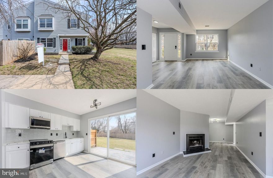 This beautifully renovated 3 bedroom, 2.5 bath townhome backing to lush open common area in desirable Singletons Grove is infused with countless upgrades and designer finishes and shines like a fine gem! Newly remodeled in 2025, it boasts a brand-new kitchen featuring sleek white cabinets, beautiful quartz countertops, sparkling tile backsplashes, and top-of-the-line stainless steel appliances including a built-in microwave and smooth top slide-in range. The main level showcases luxurious LVP flooring, creating a fresh, contemporary feel throughout. With freshly painted walls, chic new light fixtures, plush new upper level carpeting, and updated bathroom vanities and fixtures, this home offers a stylish, move-in-ready experience. Enjoy the cozy fireplace in the light filled living room, formal and casual occasions in the dining room, or step out the sliding glass doors in the sun filled kitchen to a private stamped concrete patio—perfect for outdoor relaxation. A full sized front loading washer and dryer, and two assigned parking spaces add convenience, and a new HVAC (2022) adds peace of mind. Upstairs, the primary suite is your own private retreat with a lighted ceiling fan, plush new carpet, dual closets, and updated ensuite bath. Two bright and cheerful bedrooms, each with new carpeting, share easy access to the updated hall bath. All this can be found in a fantastic community with an outdoor pool, basketball courts, tennis courts, lush common grounds, walking trails, playground and more. There is plenty of shopping, dining, and entertainment choices available in every direction and commuters will appreciate the close proximity to I-66, the Fairfax County Parkway, and Routes 28, 29, and 50. Golfers can hit the links at Twin Lakes Golf Course just down the road and outdoor enthusiasts will love the many local parks, including Ellanor C. Lawrence Park offering 650 acres of woods, streams, and endless nature-centered activities. It's a fabulous home in a spectacular location!