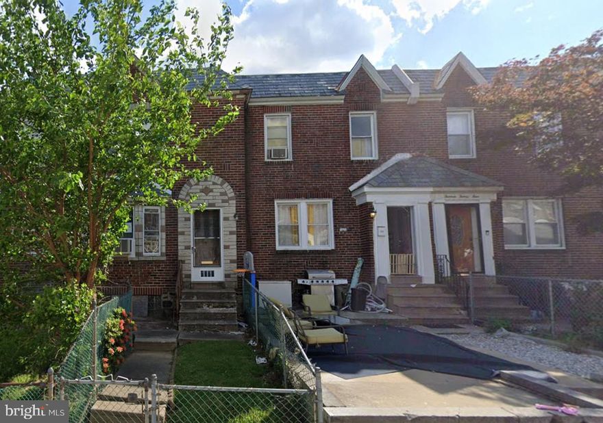 This 3 Bedroom, 1 Bath home in Castor Gardens features a built-in garage from behind.  The home is corporate owned.  The property is occupied and being sold subject to occupant without interior access for inspections.  Offers are to be made from exterior views only.  Please do not approach the occupant.  Please note that the owner does not accept PAR agreements of sale and all offers MUST be made on attached forms.  Forms must be notarized and if being purchased by an LLC, LLC documents must be included. Agents, please read agent remarks.