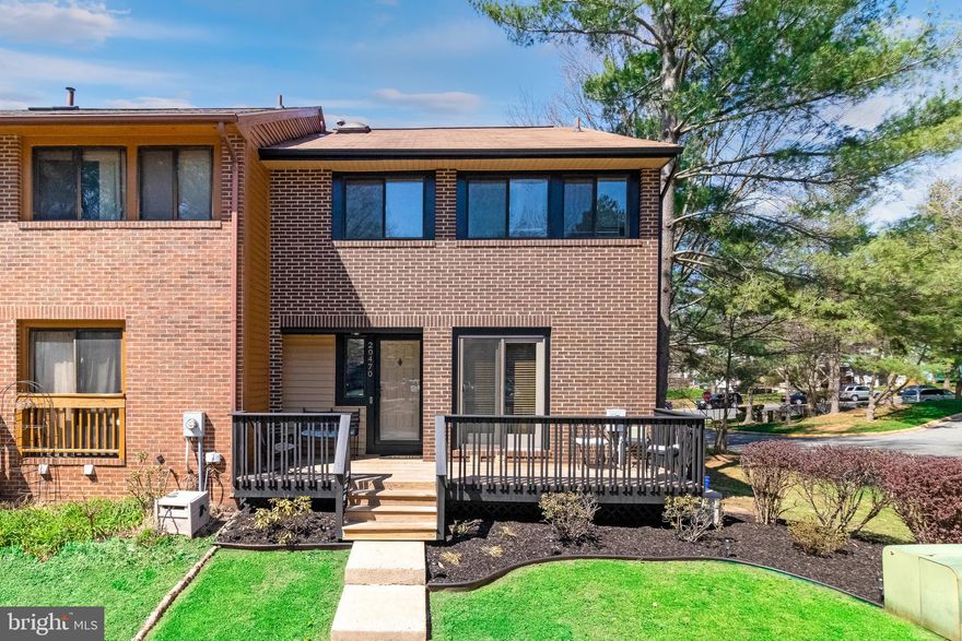 *** RARE OPPORTUNITY, DO NOT MISS! SPECTACULAR END UNIT LAKESIDE HOME! UPDATED AND READY FOR YOU TO MOVE IN! *** This end unit townhouse has it all! Located on a corner lot with extra space in the yard and an above ground pool, in amenity-rich community. The main level of this home features hardwood flooring and an open dining and living room layout. Freshly painted kitchen features granite counters and stainless steel appliances. Immediately off the kitchen is the full size dining room, with plenty of space to entertain. The spacious family room opens to the deck, which has an AMAZING Gazebo perfect for Sunset views of the lake, PERFECT for this time of year. This home consist of 3 bedroom/3 bathroom (2 Full and 2 Half Bath). The upper level features a large freshly painted master bedroom with vaulted ceilings and in-suite master bathroom. This level is finished out by the other two bedrooms and full sized bathroom, all which have been freshly painted. The finished, walk out level has a large rec area with it's own half bathroom and a custom bar featuring your very own Beer Kegerator. The basement family room opens to a large patio with tons of open space and an above ground pool, perfect for entertaining. One of the many updates include: New Siding and Gutters (2021- with a 20 year warranty), and New Gazebo (2021). Enjoy the wonderful community amenities, including 2 pools, clubhouse, tennis courts and playground. Home comes with 2 reserved parking spots, directly in front of the home (251& 252), with plenty of on-street parking. Amazing location with easy access to I-270, less than 10 minutes to MARC station. Very close to Lake Churchill and Little Seneca Lake, walking trails, schools, stores and restaurants.