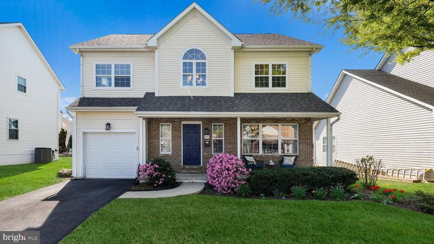 Welcome to 1920 Armstrong in Siters Square! A true 4 bedroom 2 and 1/2 bath home with beautiful real hardwood floors on the first and second floors! New kitchen with large island and open to spacious family room with wood burning fireplace. French doors to covered patio. Separate breakfast area.  House faces due south, very bright and sunny.  Solar panels to reduce electric cost. The view from the back of the house is the open space of Siter Square which you are welcome to enjoy. Siter Square fee is $400.00 per YEAR.  So many newer features including brand new central air and not one but 2 heating systems. The pleasure will b all yours to tour this home!