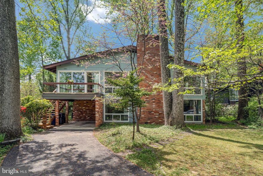 LOCATION, LOCATION, LOCATION!    Seeing is believing this home is much bigger than it appears with 5 Bedrooms and 3 Full baths !  You will be amazed upon entry of the size of each room in this home, the primary bedroom has three walk in closets with a primary bath, the other 4 bedrooms are all good size with plenty of closet space and gorgeous windows.  The center of attention is the Great Room with it's brick fireplace and built-ins, but don't miss the dining room with access to the front balcony adjoining the kitchen.   Plenty room for entertaining in the basement recreation room with access from the carport.    If you need room for projects or a workshop there are two nice size storage rooms one with access from outside.  This home has been well maintained by the original owners.