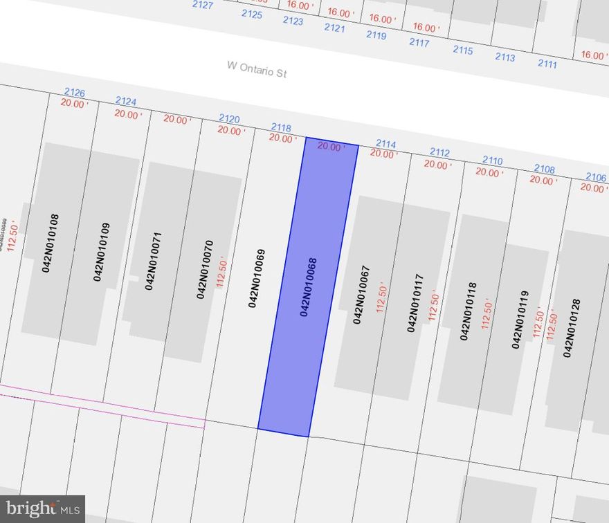 MASSIVE LOT - 2,244 Square Feet with 20 Feet of Frontage!  ATTENTION Investors and Builders!!  Great opportunity in one of the fastest growing areas of North Philadelphia! LOCATION LOCATION LOCATION...get in now while you still can. Just a few blocks from Temple Hospital.  This area has tons of demand!  PERFECT sized property, measurements from Atlas are 20’ X 112.50’.  This is a can't miss opportunity. Bring your offers fast, this one won't last long!