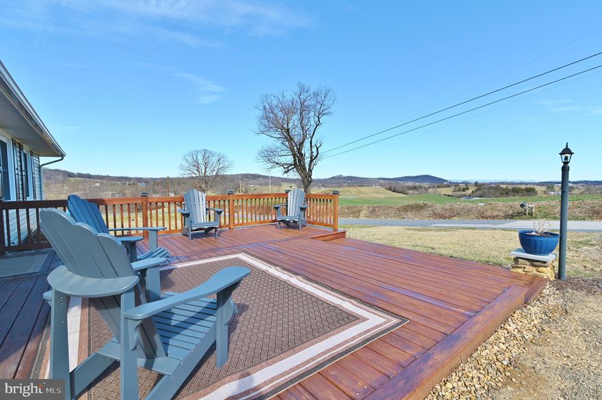 TURNKEY READY with BEAUTIFUL VIEWS! This home is a must see in a great location, nestled between New Market, VA and Harrisonburg, VA, just minutes away from the amenities they have to offer, and interstate 81 for easy access. This home features 948 sq. ft on the main level with three bedrooms, two full baths, all with new floors, paint and tongue & groove walls with barn doors to bring in the homie feel of the country and a large eat-in kitchen with new cabinets, butcher box countertop and LVP flooring.  The basement area offers 474 sq. ft. finished with an updated laundry area and office/game room for family time. Let your imagination take the remaining 474 sq. ft., giving it your own personal touch. Spend endless evenings on one of the new decks or in the large workshop which is ready for all your workshop tools! You will find you have plenty of storge with the other buildings on this 0.46+/- acres too! All the BEAUTIFUL upgrades were made in 2023 and 2024! COME SEE IT TODAY and CALL IT HOME!
The information contained herein is for informational purposes only. The Listing Agency makes no representation as to the accuracy or reliability of the information that is presented to them. They are providing this for informational purposes only.  Listing Agency asks all Buyers to exercise their own due diligence in the investigation of matters related to the property that are material to a Buyers decision to purchase any property listed for sale by them.  Sign on the property.