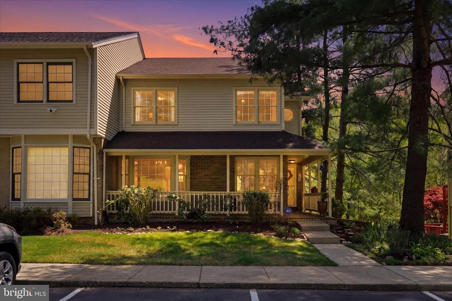 Welcome to this beautifully maintained three-level end-unit townhome, offering the perfect balance of privacy, comfort, and convenience. Backing to serene, permanent parkland, the home provides peaceful wooded views while being part of a vibrant, amenity-rich community.

Inside, you’ll find light-filled living spaces across three finished levels, featuring 3 spacious bedrooms, 2 full baths, and 1 half bath, along with a versatile lower-level office ideal for working from home or flex living. Including the finished basement, the home offers a total of 2,228 square feet, plus a large storage room and multiple additional closets to keep everything organized.

The walkout lower level showcases a spacious main living area with a cozy fireplace, creating the perfect setting for relaxing or entertaining. It also includes a rough-in for a future full bathroom, offering excellent potential for added value and customization. The owner’s suite serves as a private retreat with an en suite bathroom featuring a large soaking tub.

Enjoy outdoor living from two expansive decks overlooking tranquil wooded views, complemented by mature landscaping that enhances both curb appeal and privacy.

Thoughtfully equipped with modern systems, the home includes ADT security system hardware, a reverse osmosis water filtration system in the kitchen, and a whole-house Green UV Carbon X air filtration system for enhanced comfort and air quality.

Community amenities include a large pool, tennis courts, pickleball courts, and basketball courts, offering a well-rounded lifestyle of recreation and relaxation. Two designated parking spaces are conveniently located directly in front of the home.

The low-maintenance lifestyle is supported by HOA services that include snow removal, lawn care for common areas, and exterior upkeep.

Ideally located just one mile from the Glenmont Metro Station, with convenient access into downtown Washington, D.C., and close to shopping, dining, coffee shops, and fitness centers, this home delivers everyday convenience in a peaceful, natural setting.