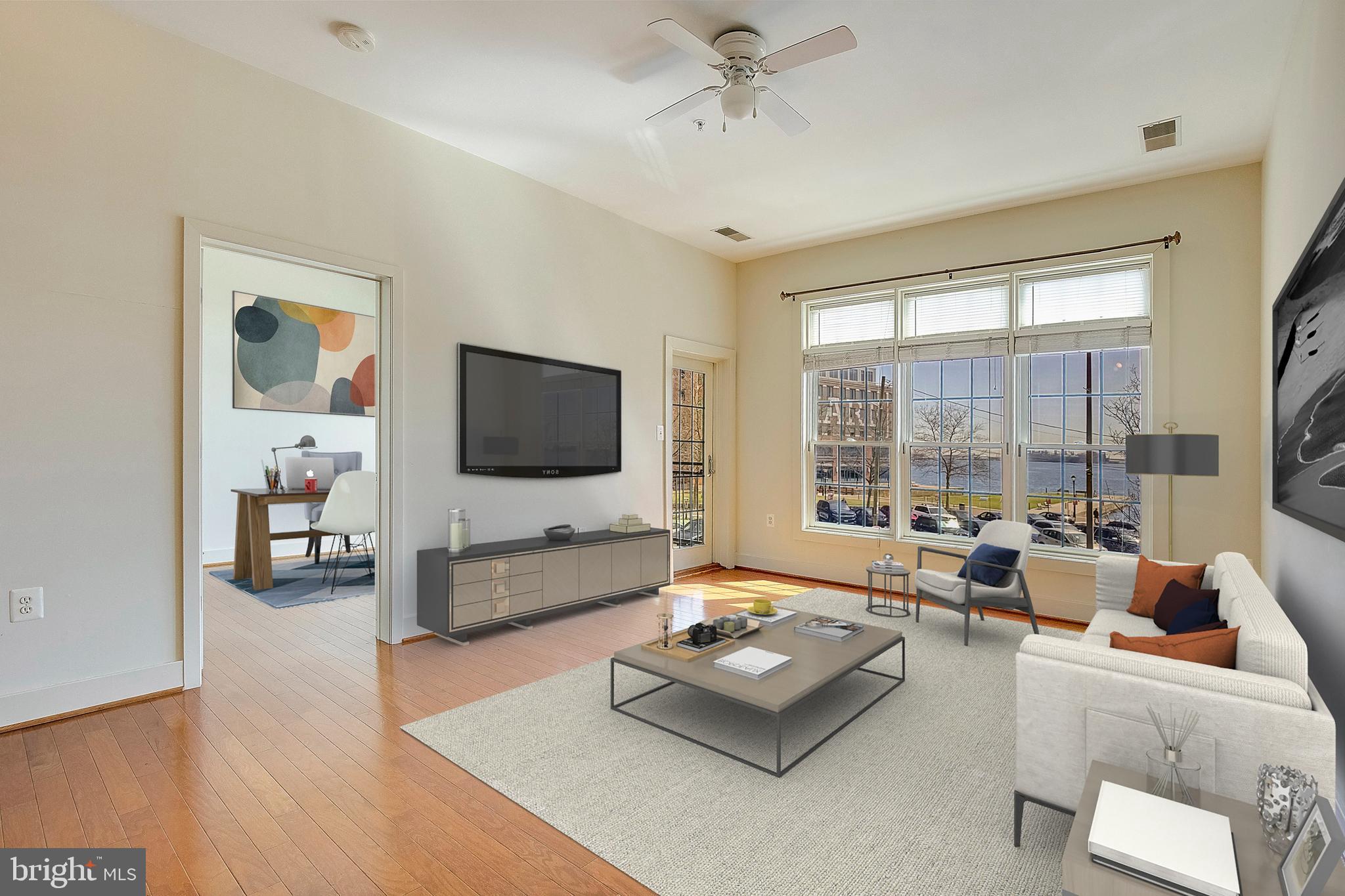 WATER VIEW condo in the highly desirable Fells Landing ! Look out at Baltimore’s iconic Inner Harbor from every room, sit on your balcony and catch those beautiful water and city views. You will have a deeded parking spot in the garage and enjoy true Fells Point living. The primary suite offers an en-suite bathroom with a separate shower and soaking tub, a double sink vanity, and a walk in closet. The second bedroom, also with water views, has a full bath as well. Fells Landing is situated between 3 neighborhoods in the city: Fells Point, Harbor Point, and Harbor East. The location means you’re within walking distance from some of the finest dining establishments in the city, the city’s largest Whole Foods, shopping, and 100 year old taverns. The free Johns Hopkins shuttle stop is right outside the building, as is the free Charm City Circular Orange Line, the free Harbor Connector, and a water taxi stop.