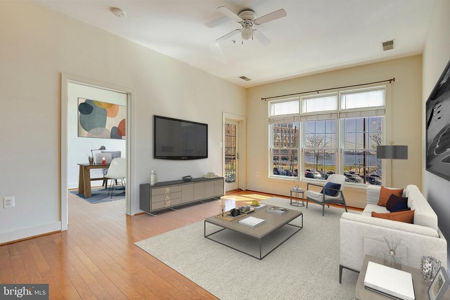 WATER VIEW condo in the highly desirable Fells Landing ! Look out at  Baltimore’s iconic Inner Harbor from every room, sit on your balcony and catch those beautiful water and city views. You will have a  deeded parking spot in the garage and enjoy true Fells Point living.  The primary suite offers an en-suite bathroom with a separate shower and soaking tub, a double sink vanity, and a walk in closet. The second bedroom, also with water views, has a full bath as well.   Fells Landing is situated between 3 neighborhoods in the city: Fells Point, Harbor Point, and Harbor East. The location means you’re within walking distance from some of the finest dining establishments in the city, the city’s largest Whole Foods, shopping, and 100 year old taverns. The free Johns Hopkins shuttle stop is right outside the building, as is the free Charm City Circular Orange Line, the free Harbor Connector, and a water taxi stop.