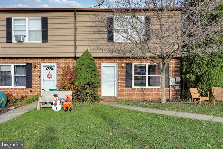 This townhome is conveniently located in the Greens of Westminster right off Route 140, close to Downtown Westminster. Enjoy a great neighborhood with nearby park, pool and places to walk. Charming 3 bedroom 1 bath end-of-row townhouse with a fully fenced, private, level backyard with mature landscaping. Spacious eat-in kitchen with sliding glass door that walks out to the back. Wall to wall carpeting in the bedrooms, laminate wood flooring in kitchen and living room. Opportunities for updates!