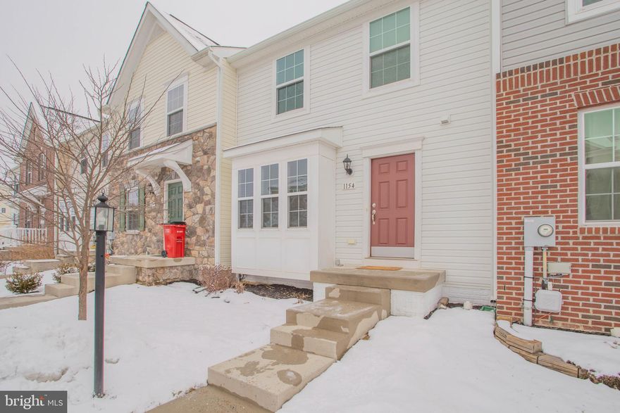 Welcome home to 1154 Stallion Street in Fairfax Crossing! This beautiful townhome offers plenty of space and is so close to everything! The first floor has a cozy living room with a partially open floor plan to the kitchen.  You will love all  of the natural  sunlight from the windows and sliding glass door. There is more than enough counter space for all of your small appliances and a large sit down island/ bar for quick meals and gatherings.   Off of the kitchen is a spacious deck  for entertaining and relaxing.  The second floor includes 3 well appointed bedrooms including the owner's suite with a walk in closet and double vanity bathroom.  Rooms include ceiling fans and overhead lights.  Unfinished basement is yours to imagine and engineer your perfect space.  Don't wait to see this lovely townhome, it won't be here long!
