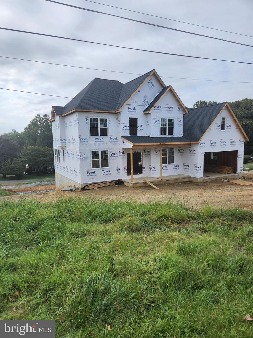 COMING SOON! NEW  CONSTRUCTION !!!   4 Bed rooms 3 1/2 Baths  and 2 car garage . No HOA. Front is Vinyl siding and faux stone. Sitting on a 0.57 acre Lot.  Open floor plan. Gourmet kitchen with large island. Quartz counter top. Stainless steel appliances. Large family room with Cathedral ceiling and fire place. Sun room. Dual staircase. Eat -in kitchen and formal dining room. Separate living room. Upper level features a gorgeous primary bed room  with sitting area. Spacious bath, free standing Tub and a stand up shower. Large walk in closet. Guest room with separate full bath. Sprinkler system . Recessed lighting . Listing agent is the owner.$10,000 seller credit with full offer.