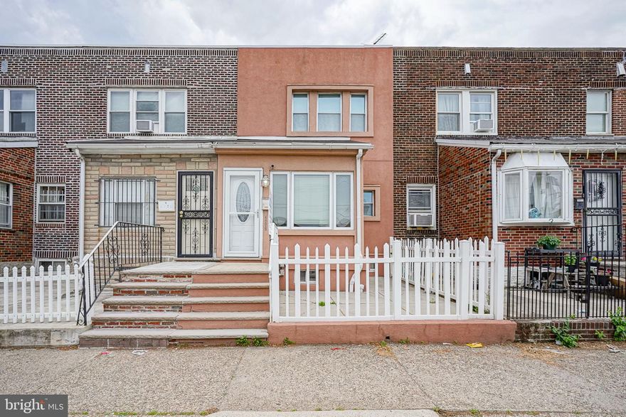 Welcome to a beautiful, maintained home located just steps from the South Philadelphia Sports complex. Enter through the enclosed porch into a bright, open floor plan featuring a stunning glass fireplace that seamlessly connects the living and dining areas.  The modern, updated kitchen offers ample cabinet space, stainless steel appliances, and sliding glass doors leading to a spacious rear yard complete with driveway
access and convenient trash pickup. The finished basement features tile flooring, a powder room, washer, dryer, newer mechanicals, and a walk-out access.
Second floor the home is currently configured as a large two-bedroom but was originally a three a three bedroom and can easily converted back. This level also includes generous closet space and a beautifully updated custom tile bathroom.
Ideally situated within walking distance to Broad Street, Public transportation, the Xfinity mobile arena,
the stadium district, restaurants, shopping, and supermarkets.